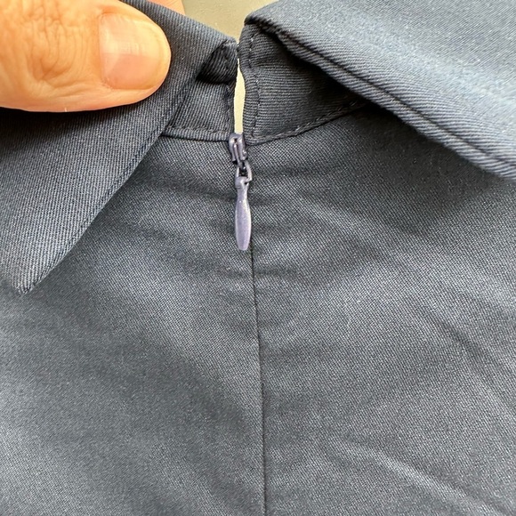 Voodoo Vixen Navy Blue Nautical Dress with Belt. - Picture 12 of 15